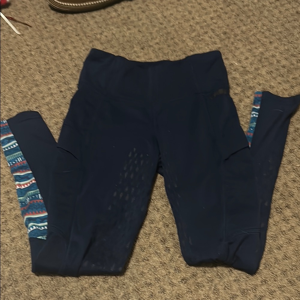 Kerrits XS Riding Tights Silicone Knee Patch